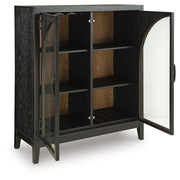 Armenleigh Black/Brown Accent Cabinet - A4000702