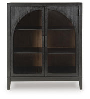 Armenleigh Black/Brown Accent Cabinet - A4000702