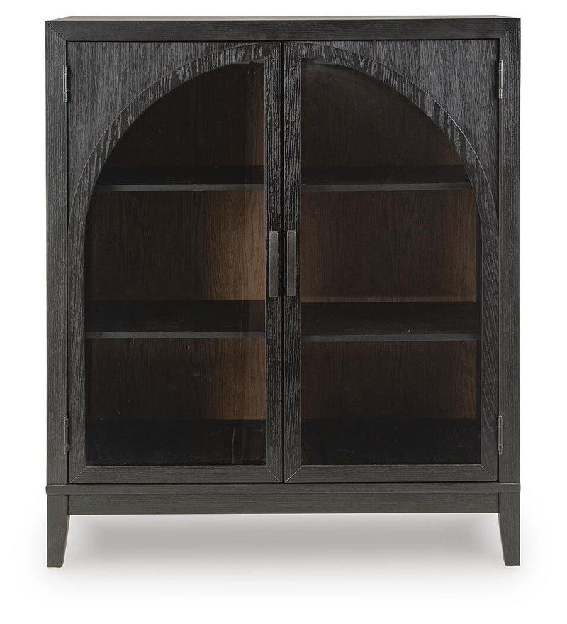 Armenleigh Black/Brown Accent Cabinet - A4000702