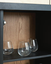Armenleigh Black/Brown Accent Cabinet - A4000702