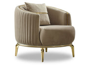 Armoni 4 pieces (2 Sofa & 2 Chair) Livingroom Set Beige in Beige - 101-ARM-LV260-3311