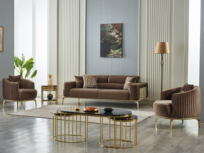 Armoni 90" Wide Square Arm Extendable Sofa - Sofas