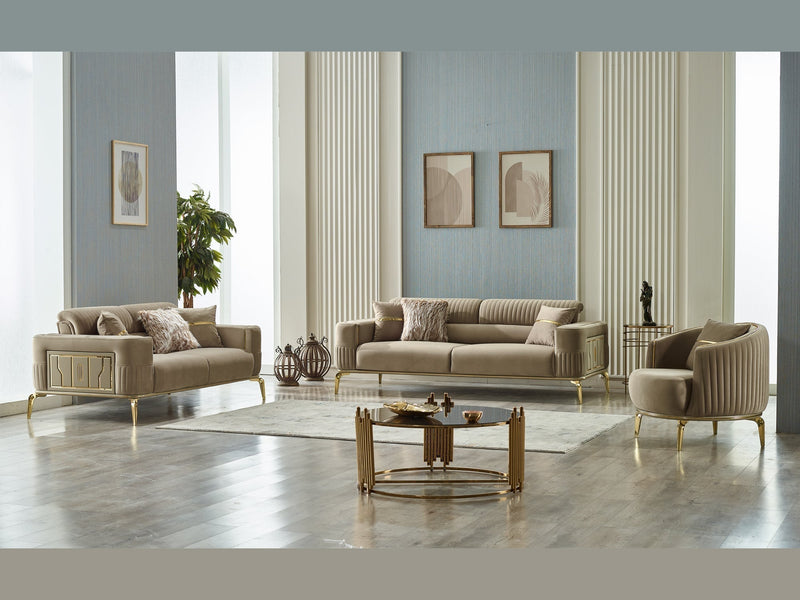 Armoni 90" Wide Square Arm Extendable Sofa - Sofas