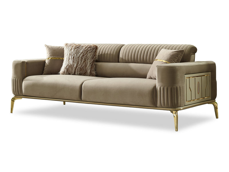 Armoni 90" Wide Square Arm Extendable Sofa - Sofas