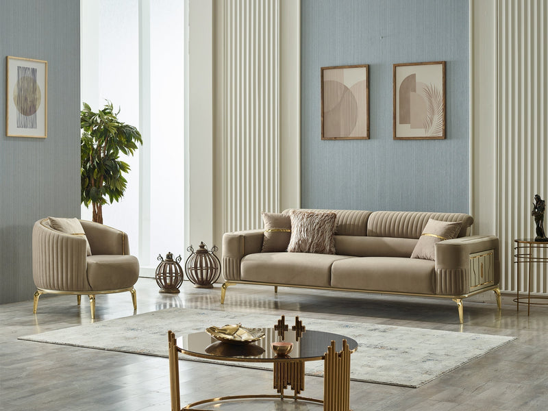 Armoni 90" Wide Square Arm Extendable Sofa - Sofas