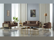 Armoni 90" Wide Square Arm Extendable Sofa - Sofas