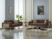 Armoni 90" Wide Square Arm Extendable Sofa - Sofas