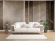 Armoni Elf 3-pieces (Sofa & Loveseat & Chair) Livingroom in Beige - 200-ELIF-ARM-A530-321