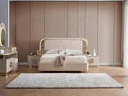 Armoni Elf Bedroom (Queen Frame With Headboard & Dresser With Mirror & Ottoman & 2 Nightstand) - 200-ELIF-ARM-A531-QBED-SET