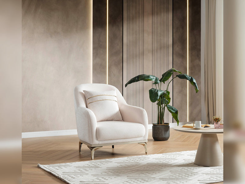 Armoni Elf Chair in Beige - 200-ELIF-ARM-A530-B
