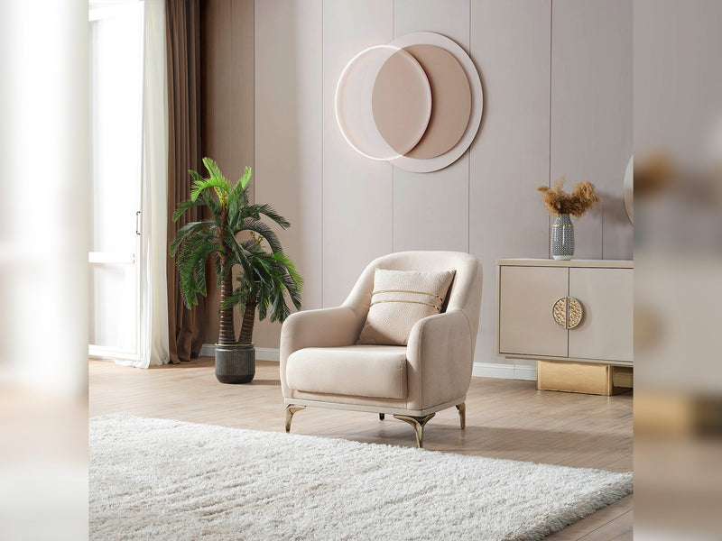 Armoni Elf Chair in White - 200-ELIF-ARM-A534-B