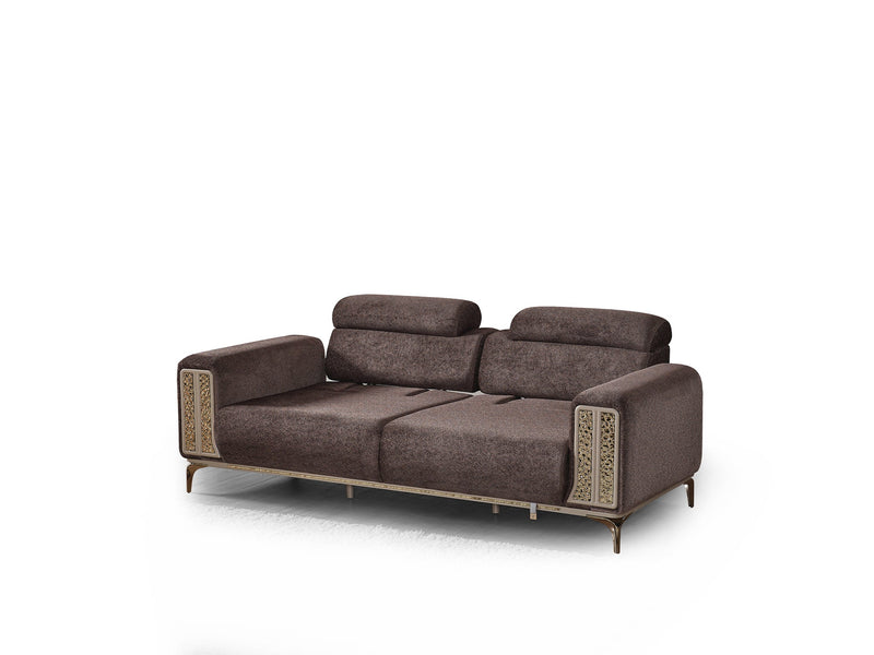 Armoni Elf Convertible Loveseat in White - 200-ELIF-ARM-A534-2