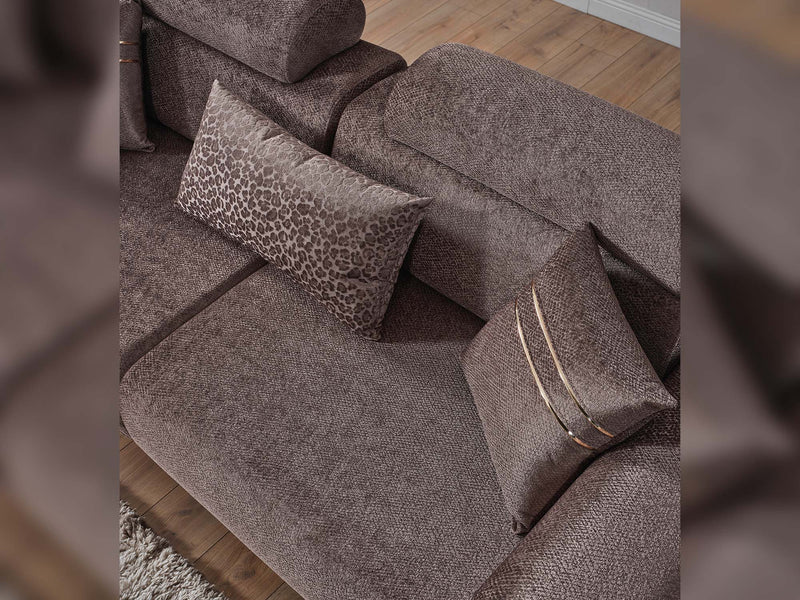 Armoni Elf Convertible Sofa in Beige - 200-ELIF-ARM-A530-3