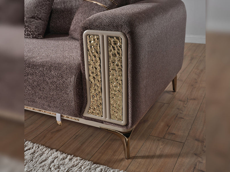Armoni Elf Convertible Sofa in Beige - 200-ELIF-ARM-A530-3