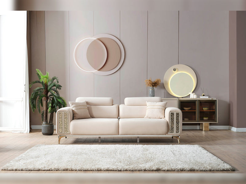 Armoni Elf Convertible Sofa in Grey - 200-ELIF-ARM-A535-3