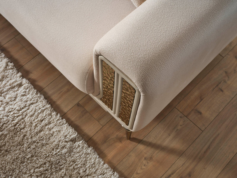 Armoni Elf Convertible Sofa in White - 200-ELIF-ARM-A534-3