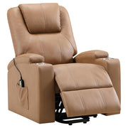 Armstrong Faux Leather Power Lift Massage Recliner Camel - 609476P