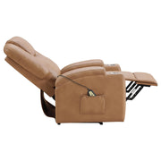 Armstrong Faux Leather Power Lift Massage Recliner Camel - 609476P