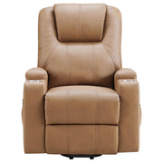 Armstrong Faux Leather Power Lift Massage Recliner Camel - 609476P