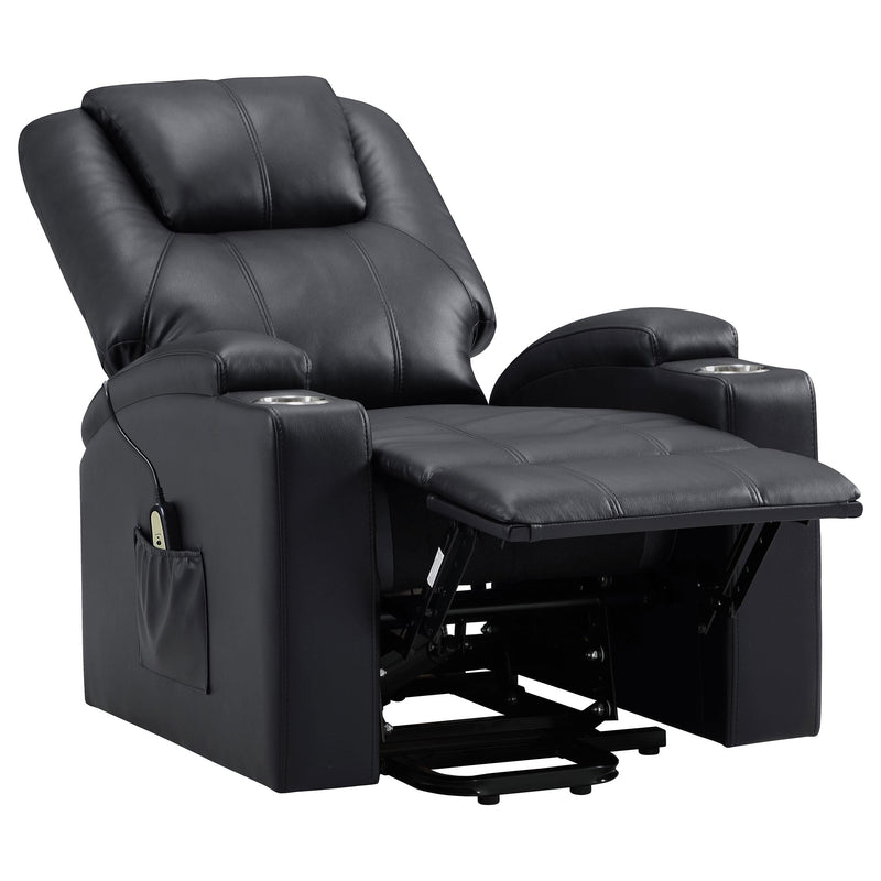 Armstrong Faux Leather Power Lift Massage Recliner Espresso - 609475P