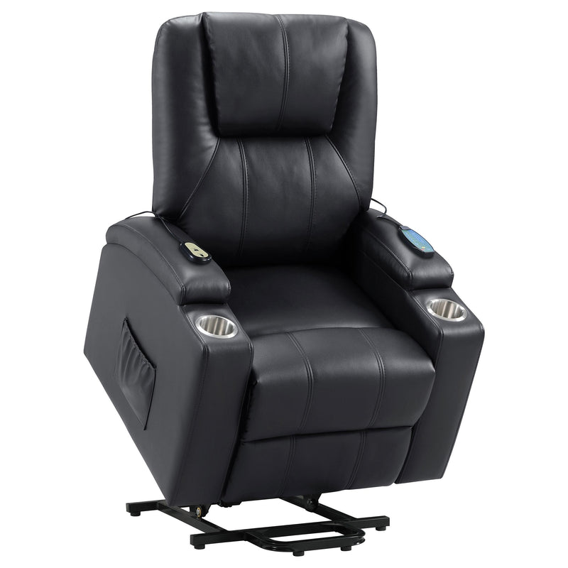 Armstrong Faux Leather Power Lift Massage Recliner Espresso - 609475P