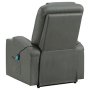 Armstrong Faux Leather Power Lift Massage Recliner Grey - 609478P