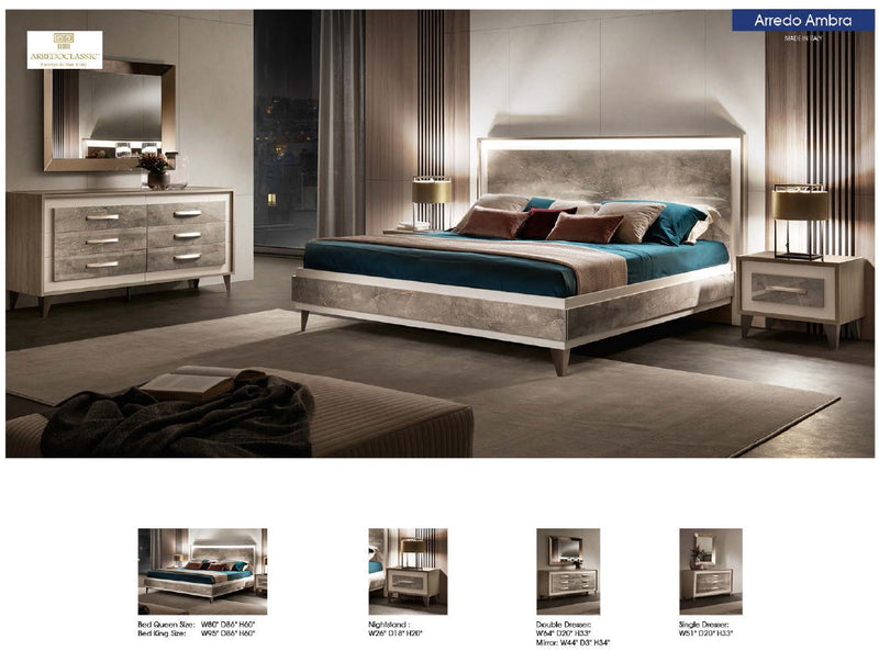 Arredoambra Bedroom By Arredoclassic Set - Lara Furniture