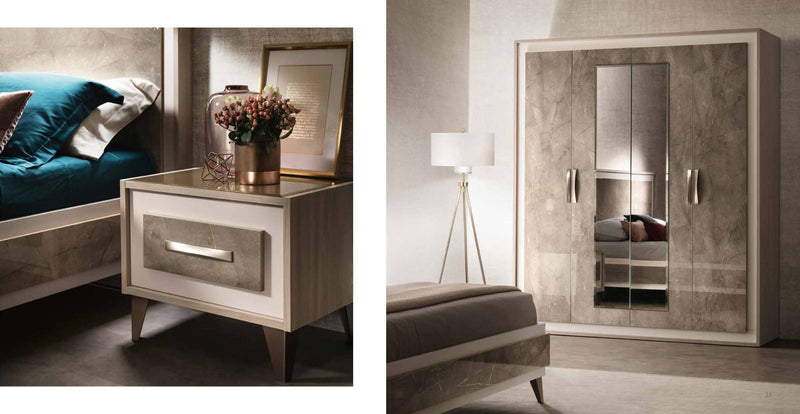 Arredoambra Bedroom By Arredoclassic With Double Dresser Set - Lara FurnitureBedroom Set