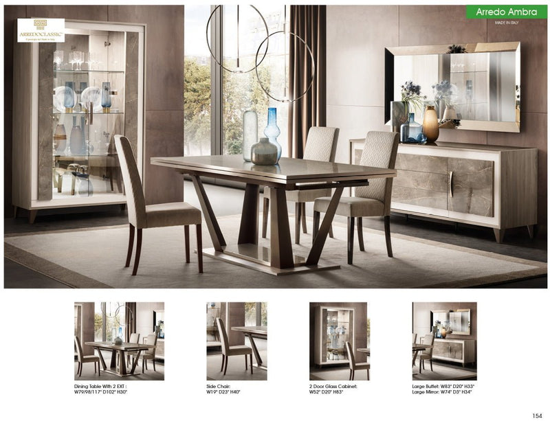 Arredoambra Dining By Arredoclassic Set - Lara FurnitureDining Room Set