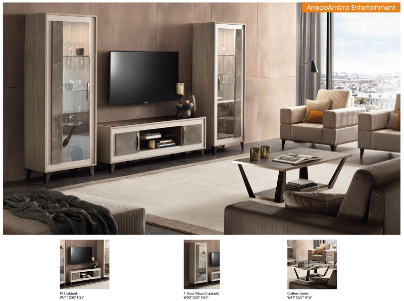 ArredoAmbra Entertainment Center by Arredoclassic, Italy SET - p11828