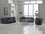 Arthur 3-pieces (Sofa & Loveseat & Chair) Livingroom in Black - 200-SIM-ART-ERATO16-321