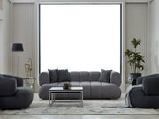 Arthur 3-pieces (Sofa & Loveseat & Chair) Livingroom in Cream - 200-SIM-ART-ERATO08-321