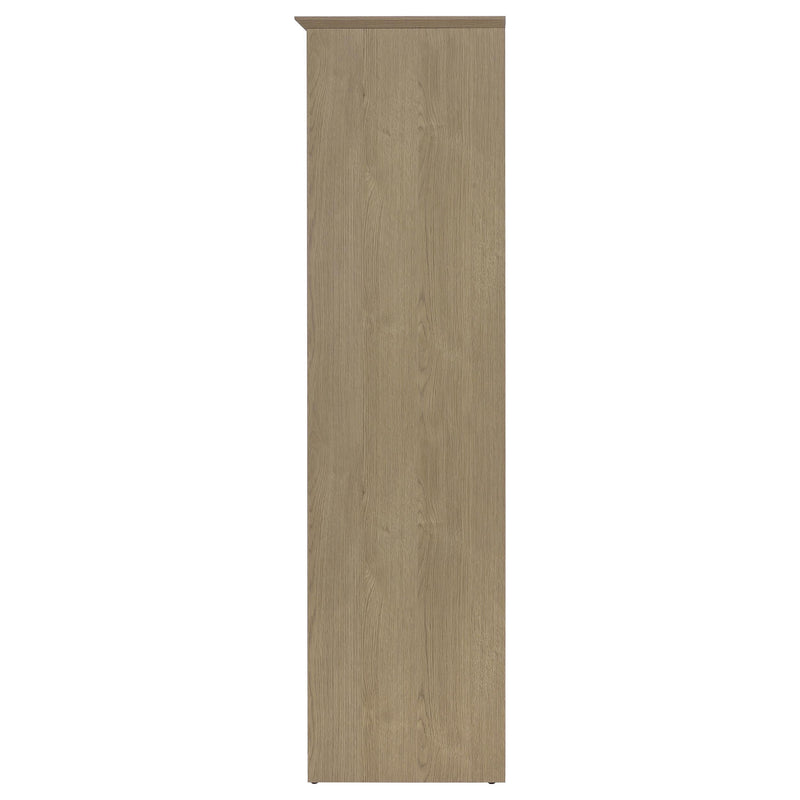 Arvida 2-door Bedroom Wardrobe Storage Cabinet Armoire Latte - 950443