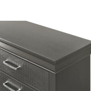 Arya - Gray Full Bed, Dresser, Mirror, Chest, Nightstand - B320-FDMCN