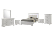 Arya - White 2 Drawers Nightstand - B321-N