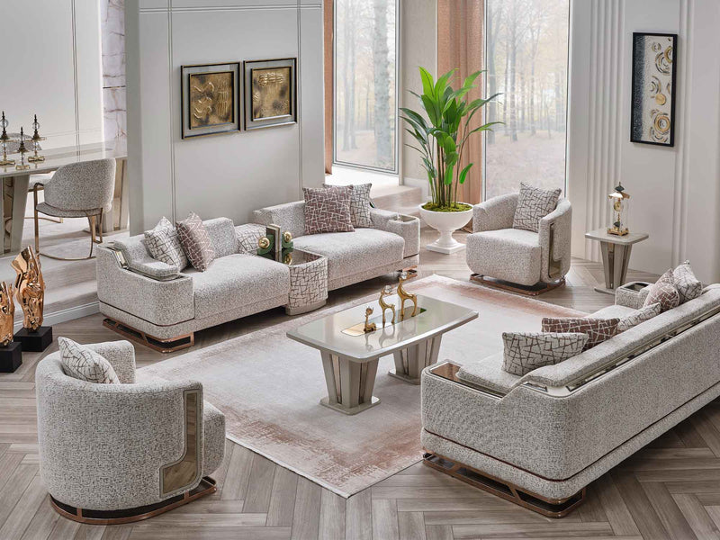 Asel Chair in Cream - 200-SAN-ASE-CRE-B