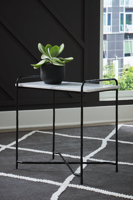Ashber White/Black Accent Table - A4000609