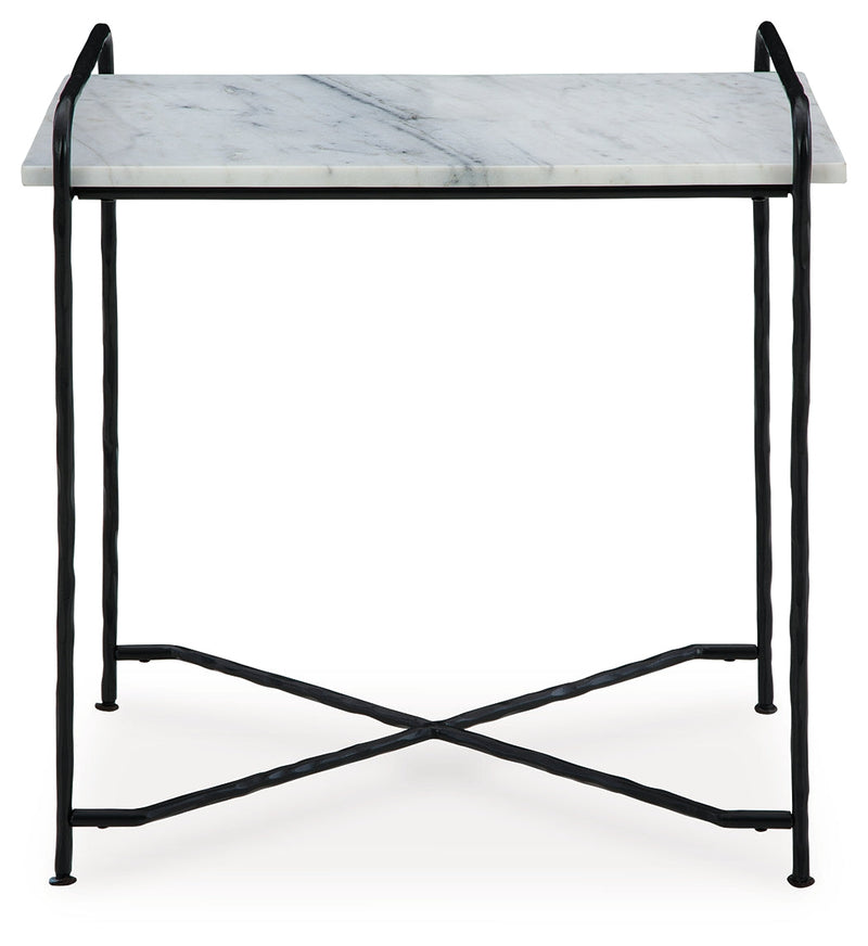 Ashber White/Black Accent Table - A4000609
