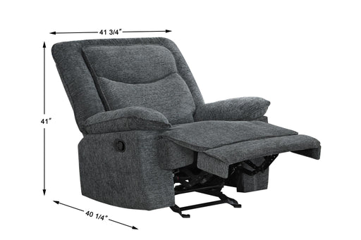 Ashbrook - Charcoal Manual Glider Recliner - L623-R