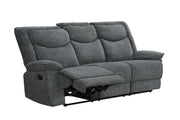 Ashbrook - Charcoal Manual Recliner Sofa - L623-S