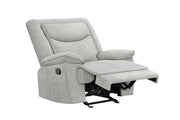 Ashbrook - Light Gray Manual Glider Recliner - L624-R