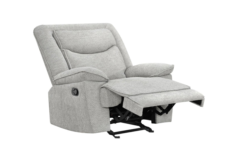 Ashbrook - Light Gray Manual Glider Recliner - L624-R