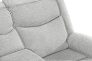 Ashbrook - Light Gray Manual Recliner Loveseat with Storage Console and Cup Holder - L624-L