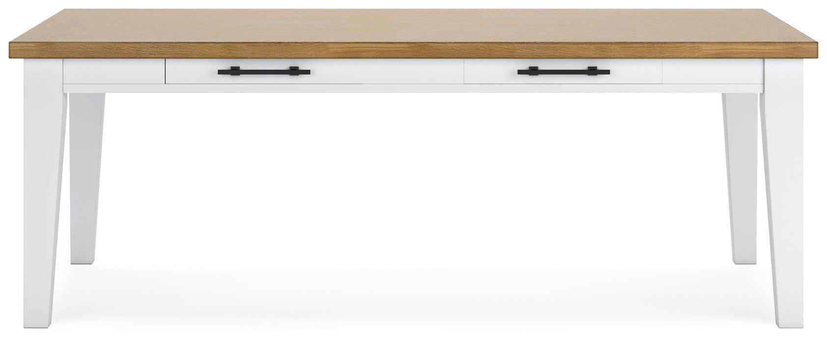 Ashbryn Dining Table and 6 Chairs in White/Natural - Gate FurnitureDining Room Set