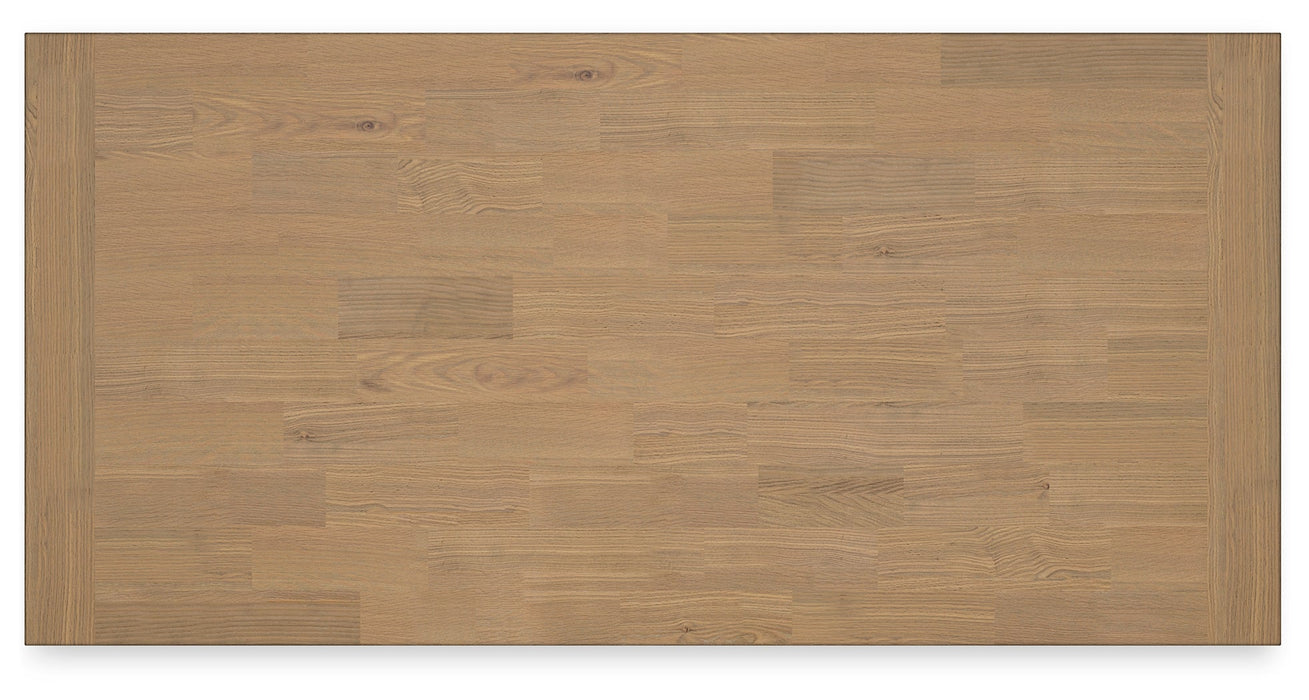 Ashbryn Dining Table and 6 Chairs in White/Natural - Gate FurnitureDining Room Set