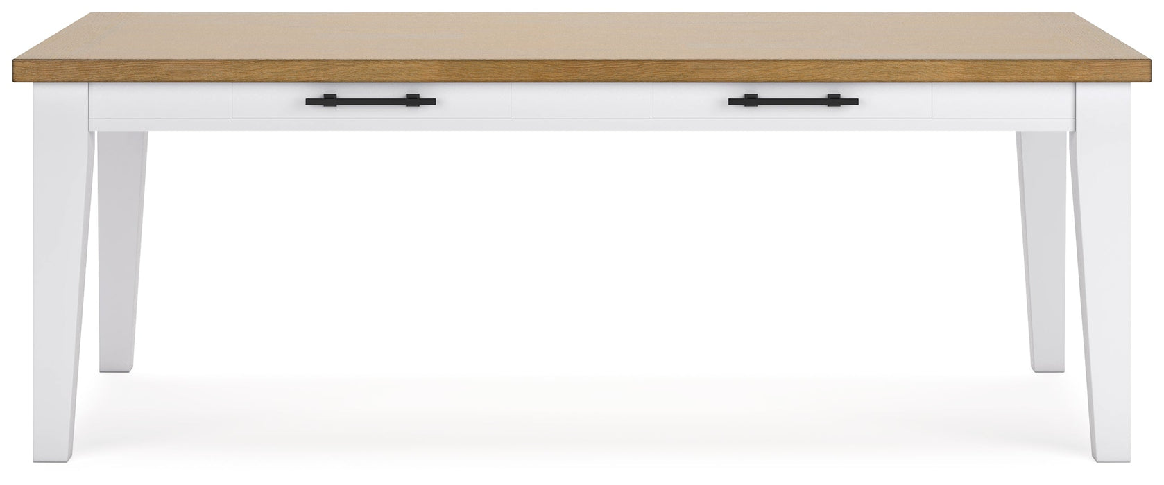 Ashbryn Dining Table and 6 Chairs in White/Natural - Gate FurnitureDining Room Set