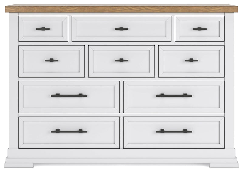 Ashbryn White/Natural Dresser - B844-31