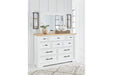 Ashbryn White/Natural Panel Storage Bedroom Set - Gate FurnitureBedroom Set