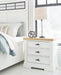 Ashbryn White/Natural Panel Storage Bedroom Set - Gate FurnitureBedroom Set