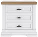 Ashbryn White/Natural Panel Storage Bedroom Set - Gate FurnitureBedroom Set